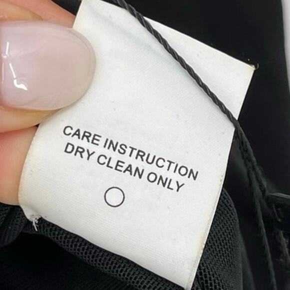 Not Yours To Keep | Berlin Mini Dress in Black Jersey Cut Out XS - Picture 10 of 10